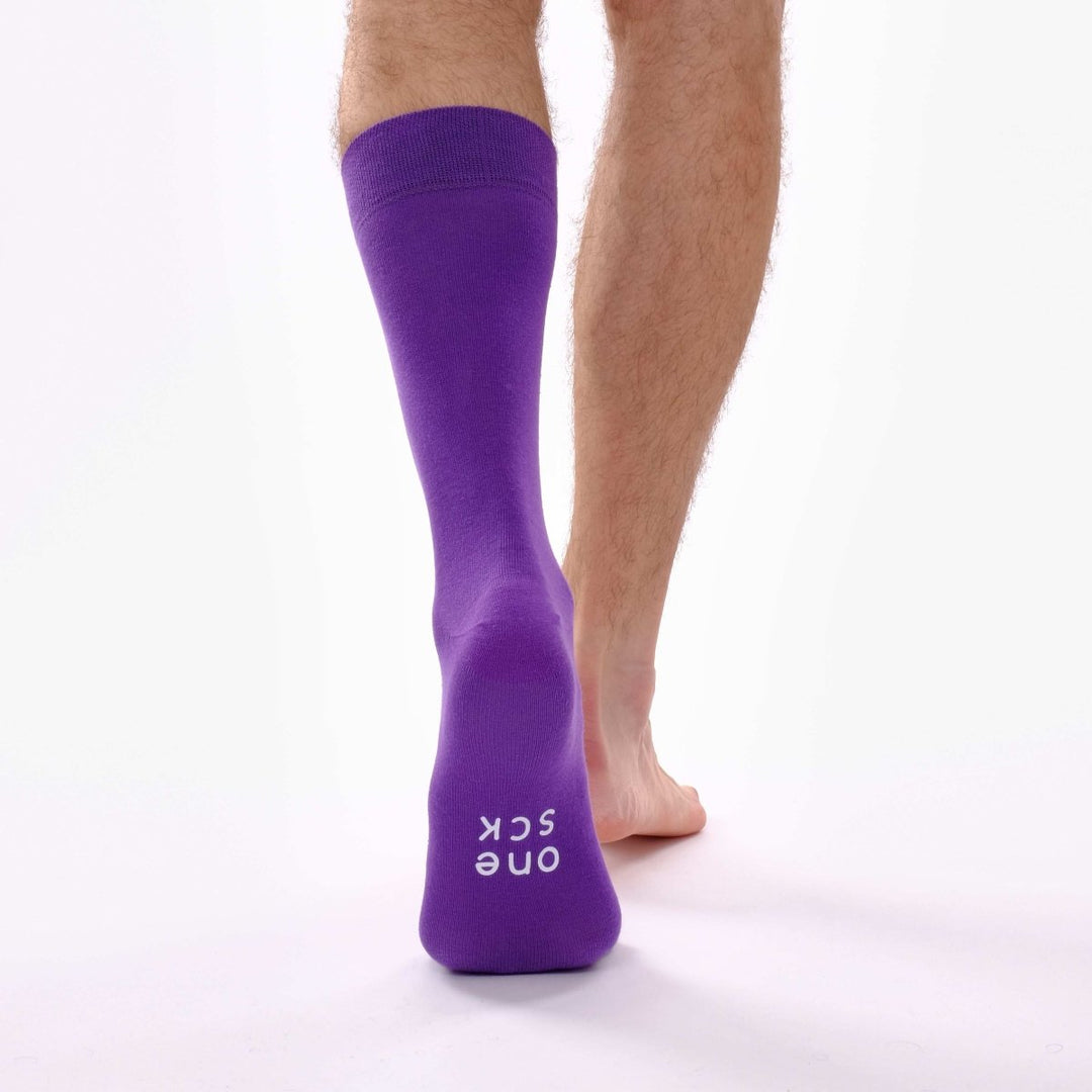 Purple Single Sock -Single Socks