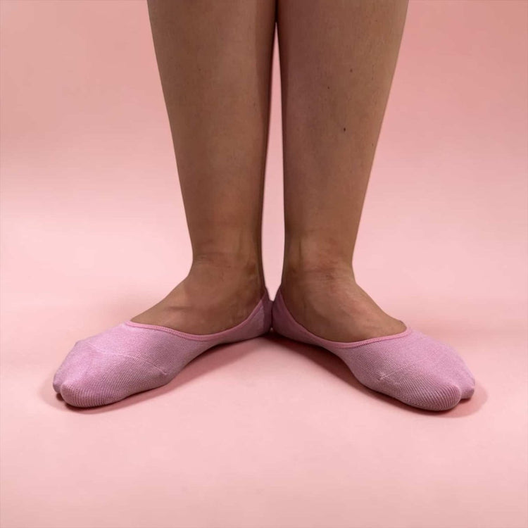 Rich 80% Bamboo Women's Non-Slip No-Show Socks – 5 Pack -Pair Socks