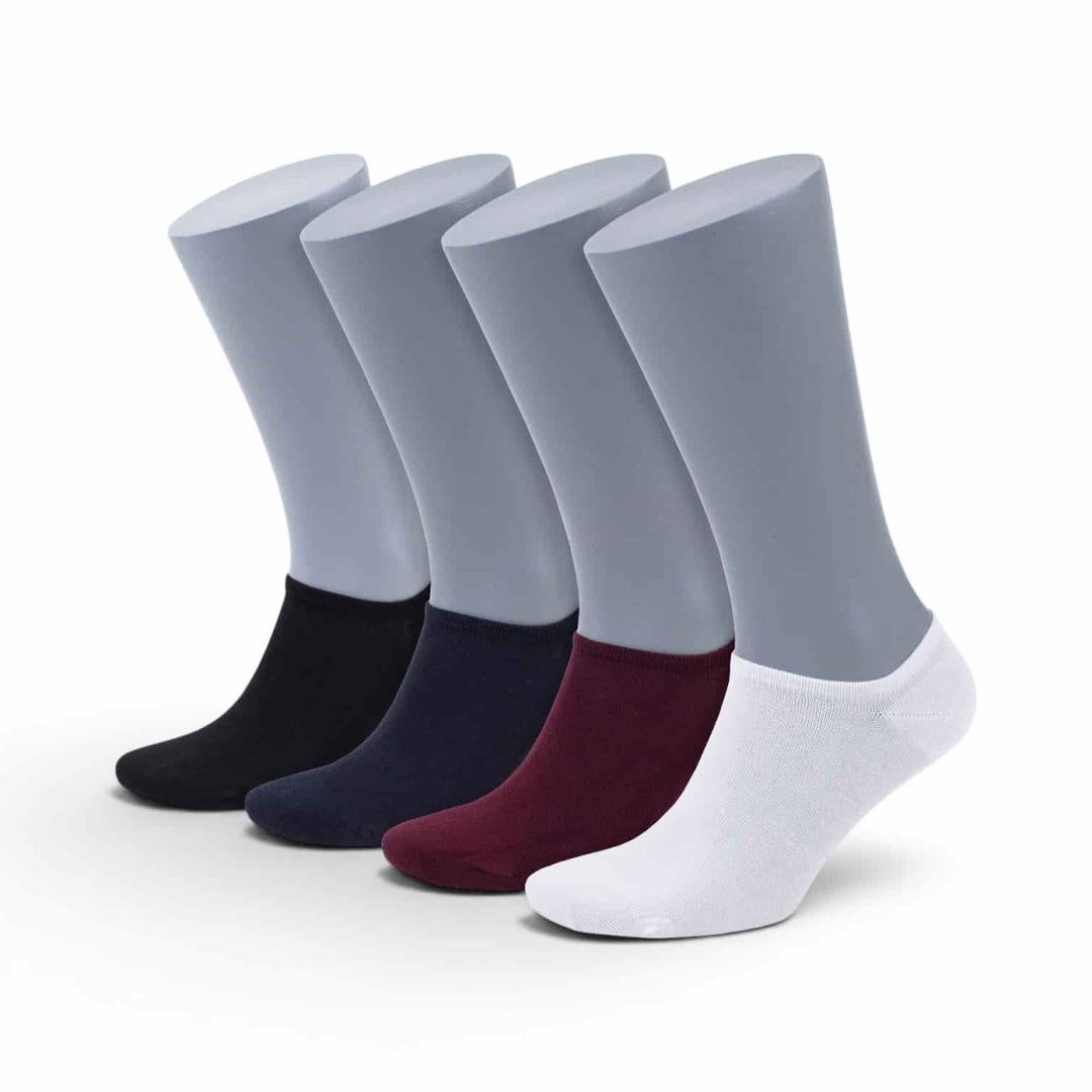 Rich Bamboo Men’s Sneaker Socks 4 Packs | Classic Mix -Pair Socks