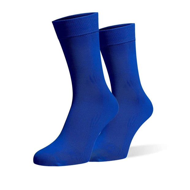 Royal Blue Organic Cotton Crew Socks - Twin Socks