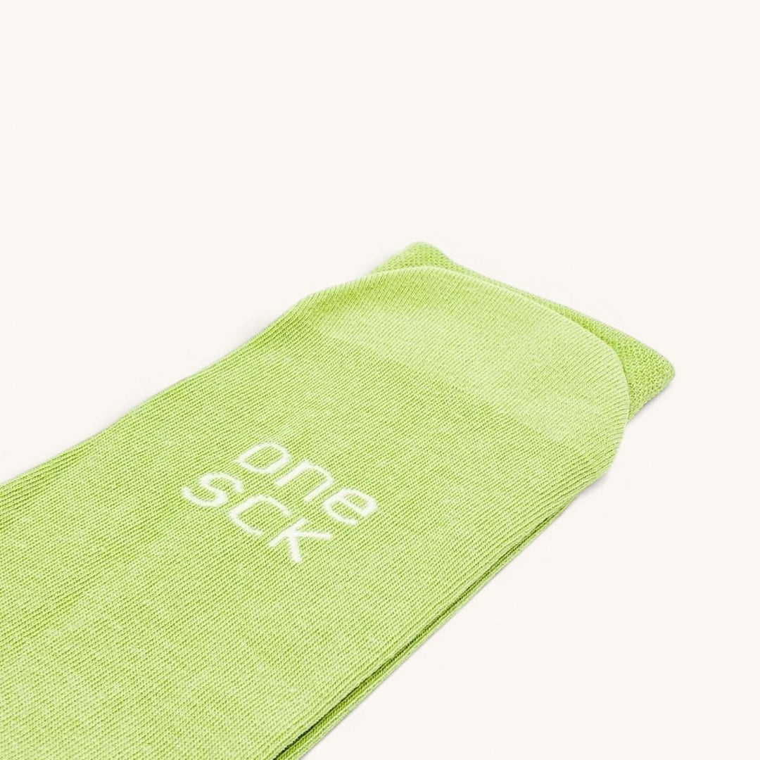 Sage Green Cotton Socks -Pair Socks