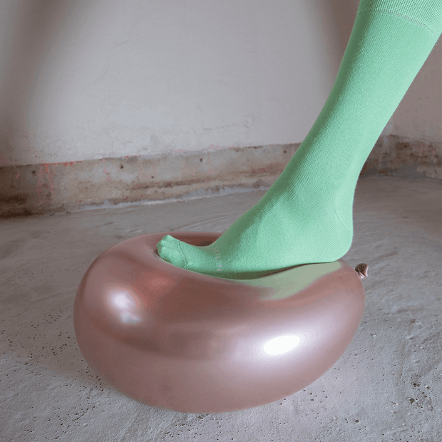 Sea Foam Green One - Single Socks