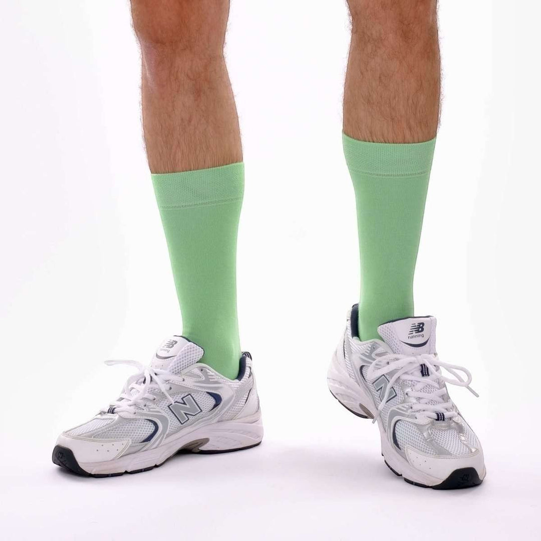 Seafoam Green Cotton Socks -Pair Socks