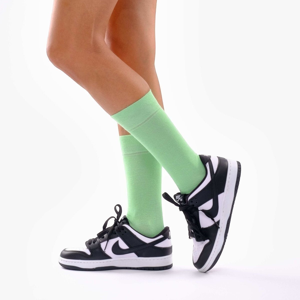 Seafoam Green Cotton Socks -Pair Socks