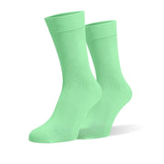 Seafoam Green Organic Cotton Crew Socks - Twin Socks