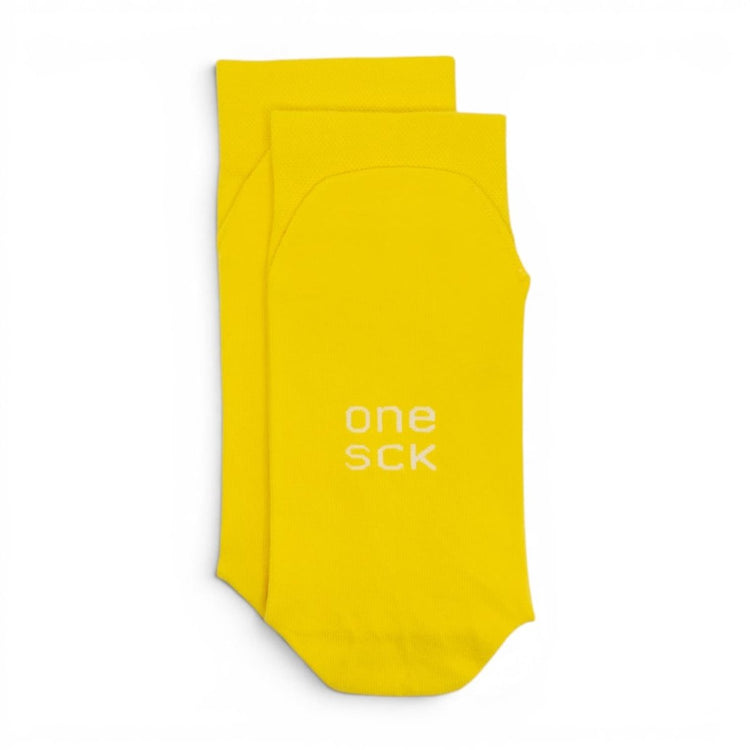 Sun Yellow Cotton Socks -Pair Socks