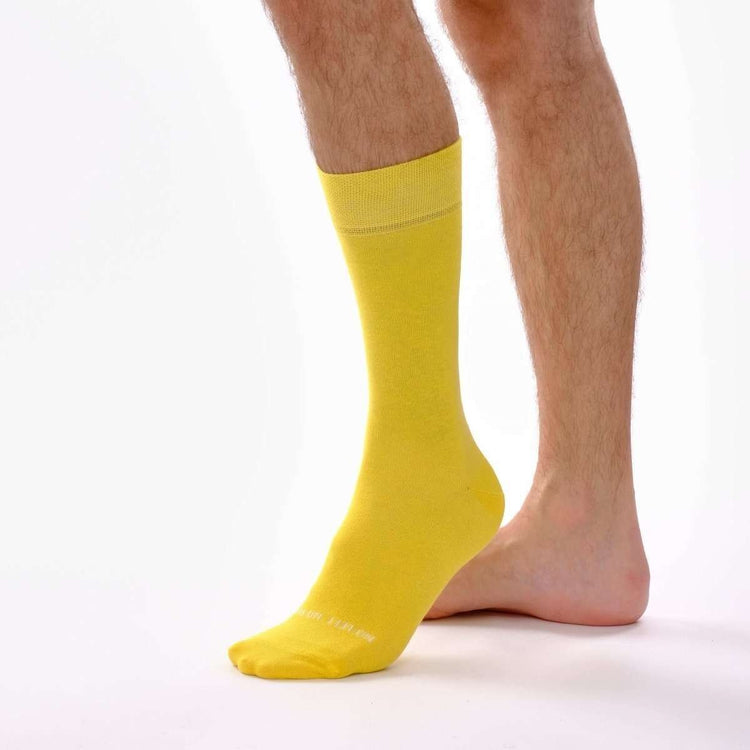 Sun Yellow Single Sock -Single Socks