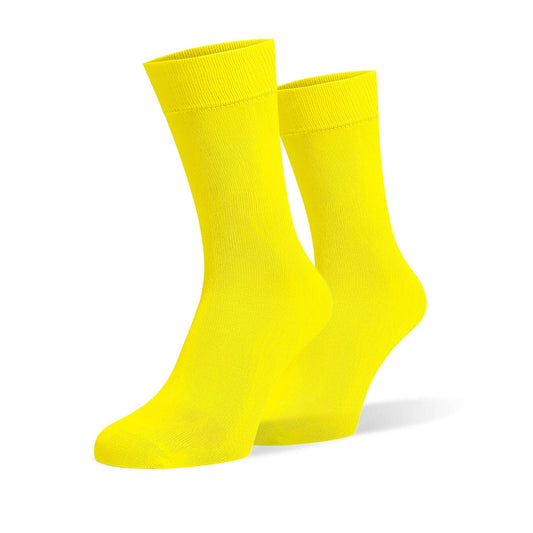 Sun Yellow Twin Cotton Socks