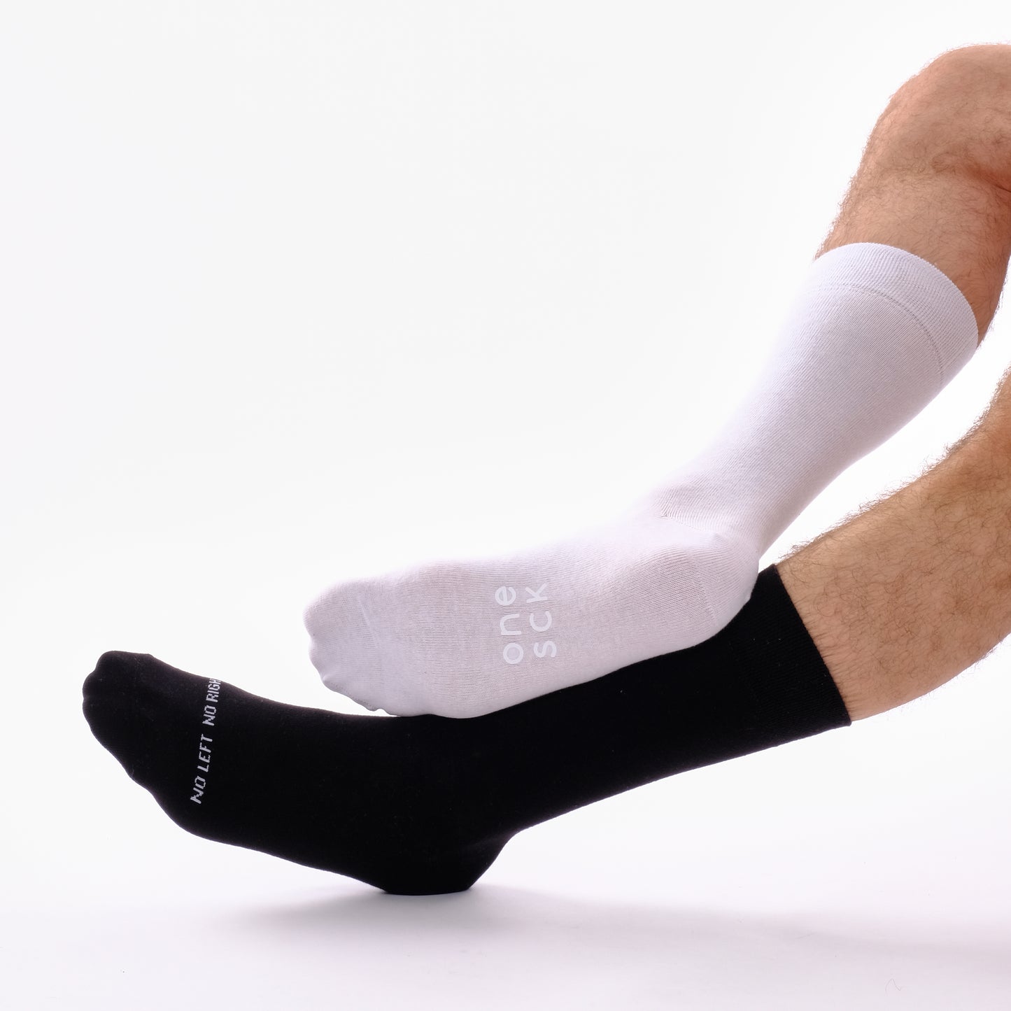 Black & Off White Fans Odd Socks