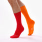 Red & Orange Fans Odd Socks