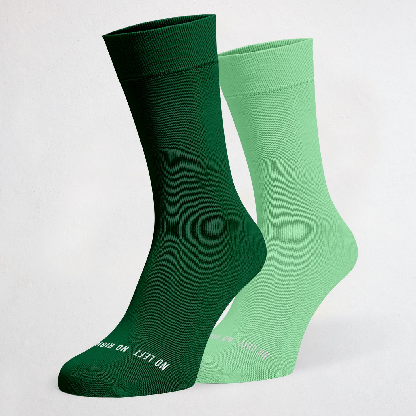 Dark Green & Seafoam Green Odd Socks