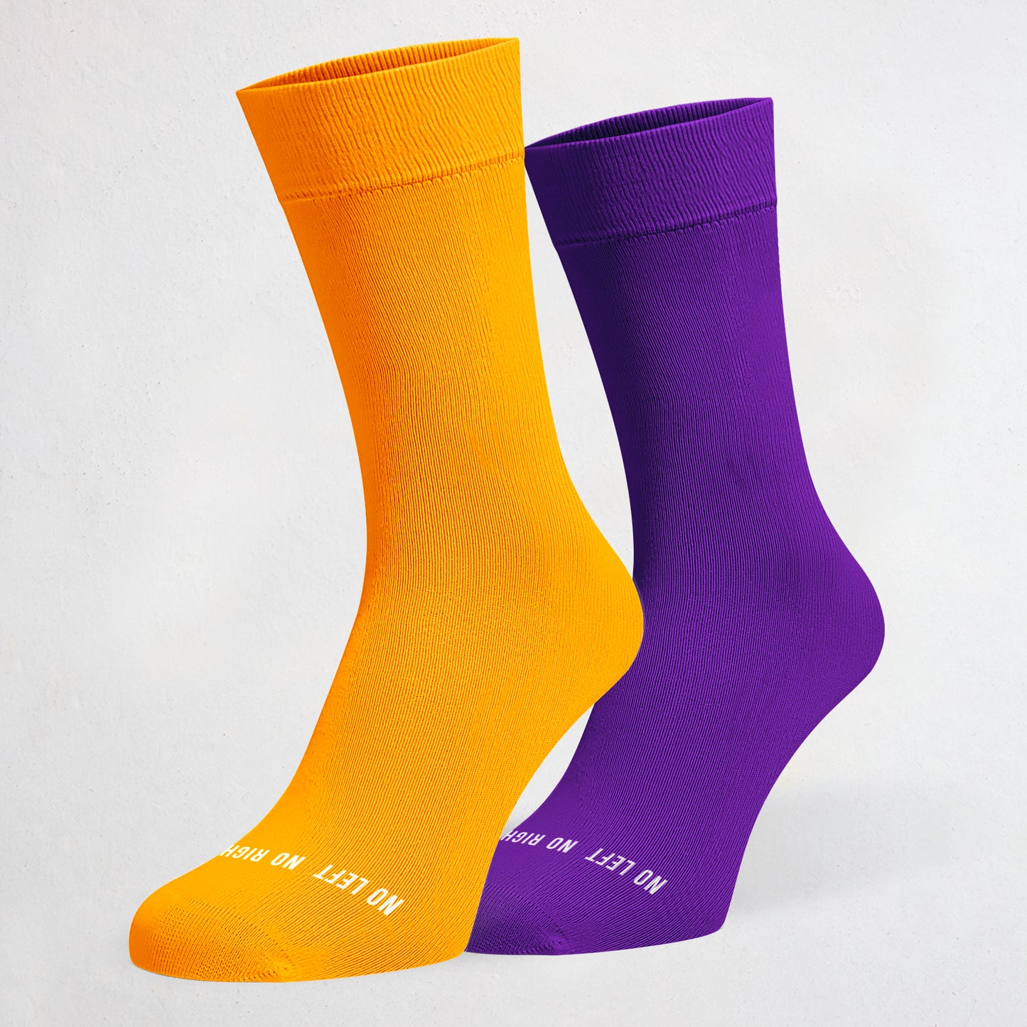 Mustard Yellow & Purple Odd Socks