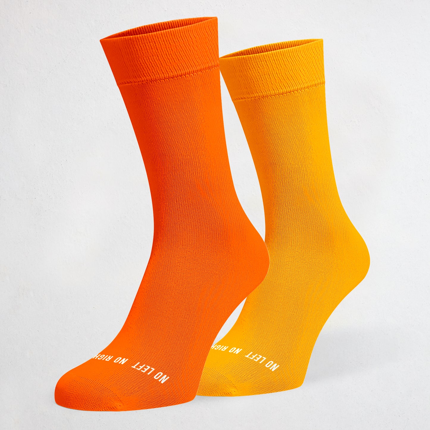Orange & Mustard Yellow Odd Socks