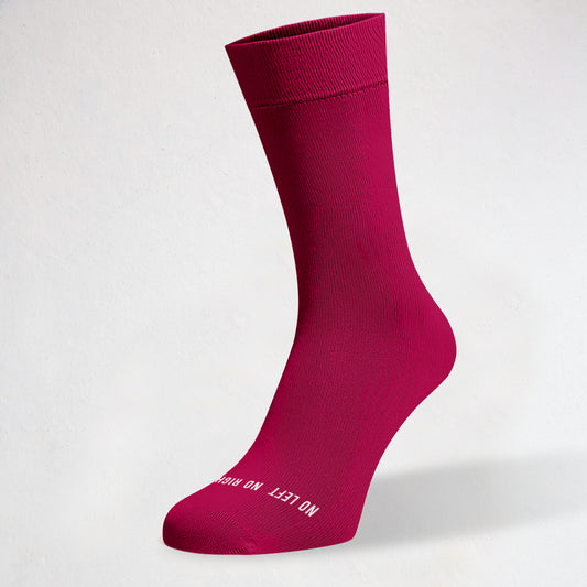 Burgundy Single Sock