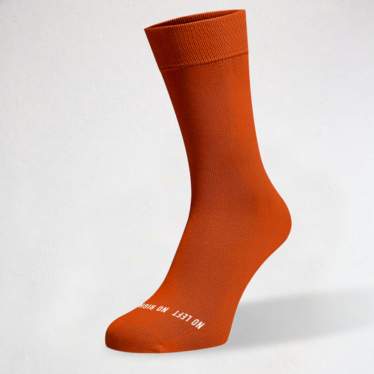 Burnt Orange Single Sock