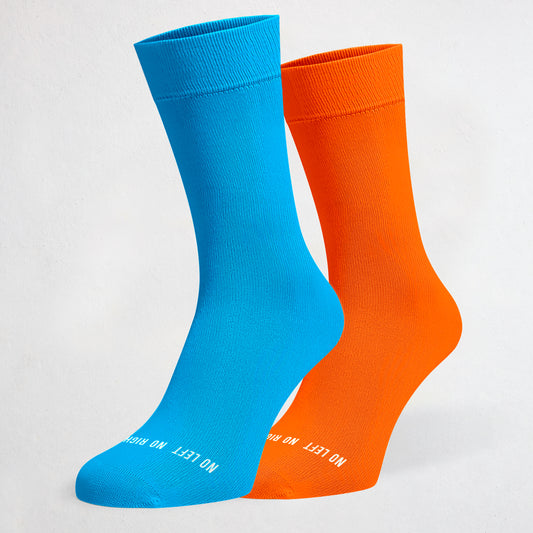 University Blue & Orange Fans Odd Socks