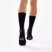 Black Organic Cotton Crew Socks - Twin Socks