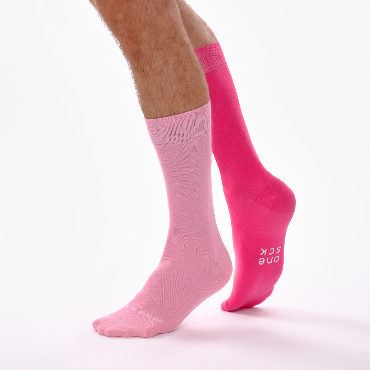 Hot Pink & Candy Pink Odd Socks