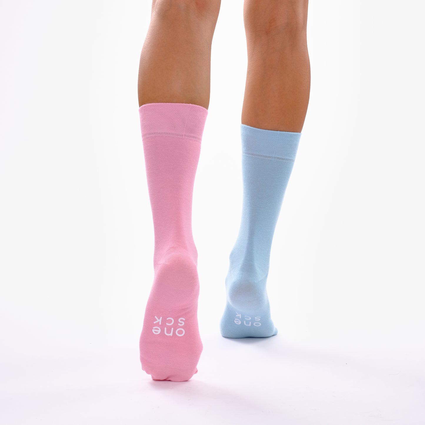 Baby Blue & Candy Pink Odd Socks