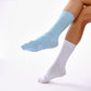 Baby Blue & Off White Fans Odd Socks