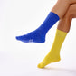 Yellow & Royal Blue Fans Odd Socks